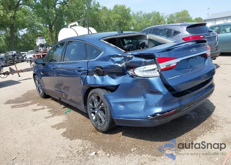 2018 Ford Fusion Se из США, поврежденный, VIN 3FA6P0H76JR196024